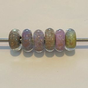 Assorted Trollbeads Glass Beads